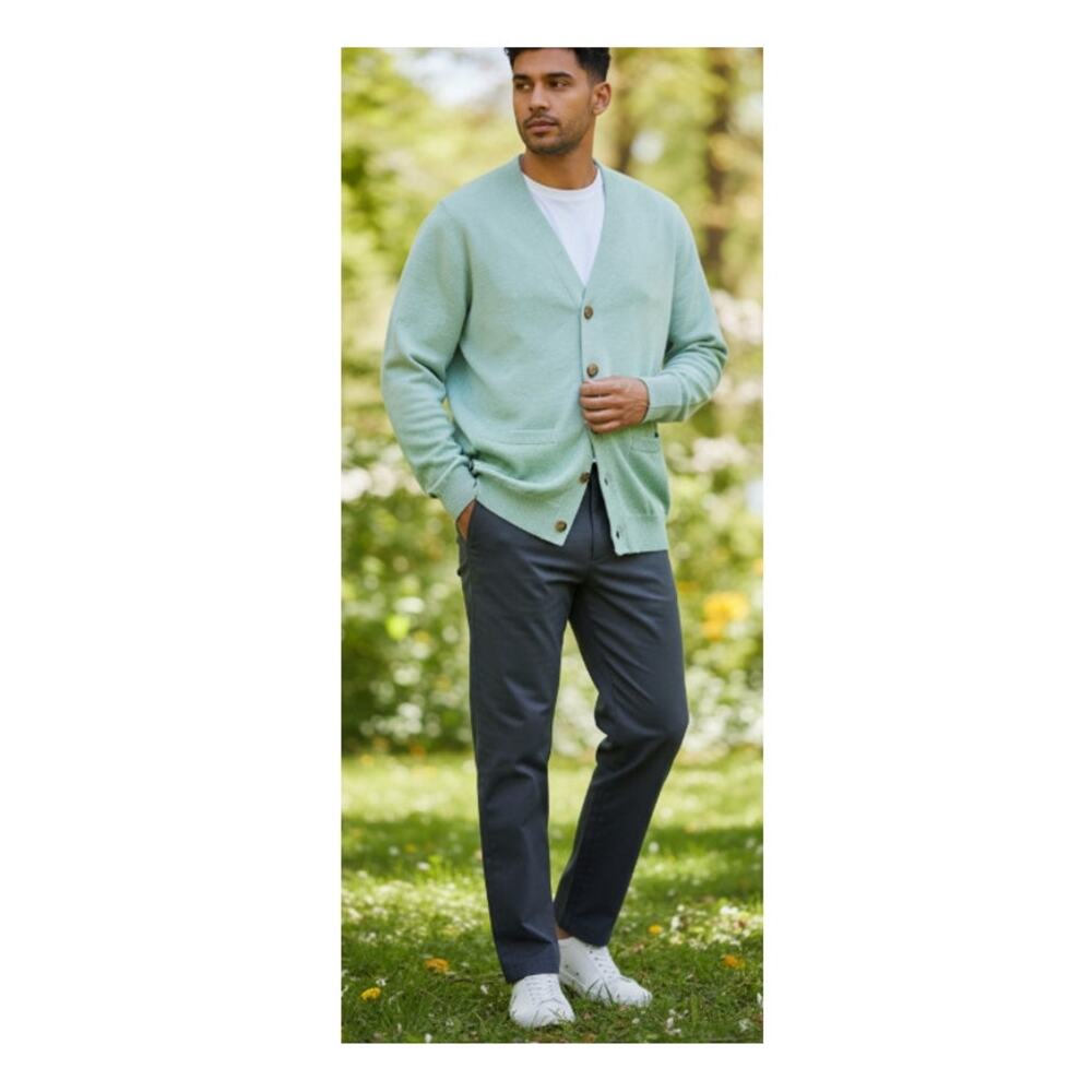 Urban Outfitters Hawkings McGill Mint Green Cardigan size Medium